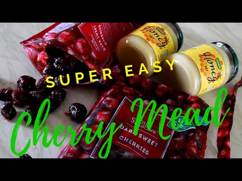 , title : 'Easy sweet cherry mead recipe.'