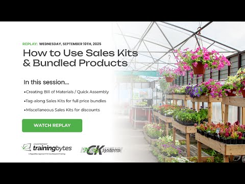 [REPLAY] - SEPT 10 - How to Use Sales Kits & Bundled Products in Counterpoint