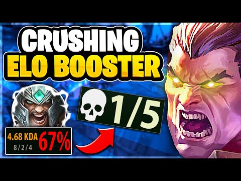 I Banned an Elo Boosters One-Trick & made him suffer
