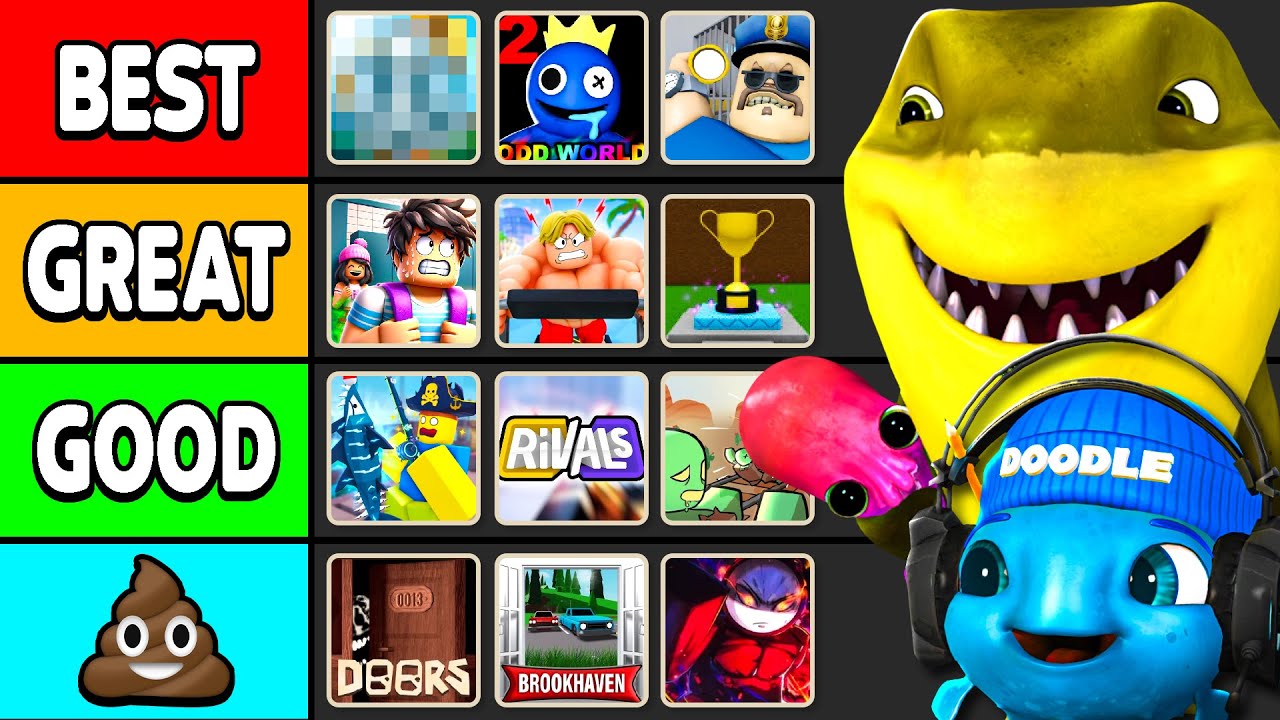 The ULTIMATE Roblox Game Tier List!