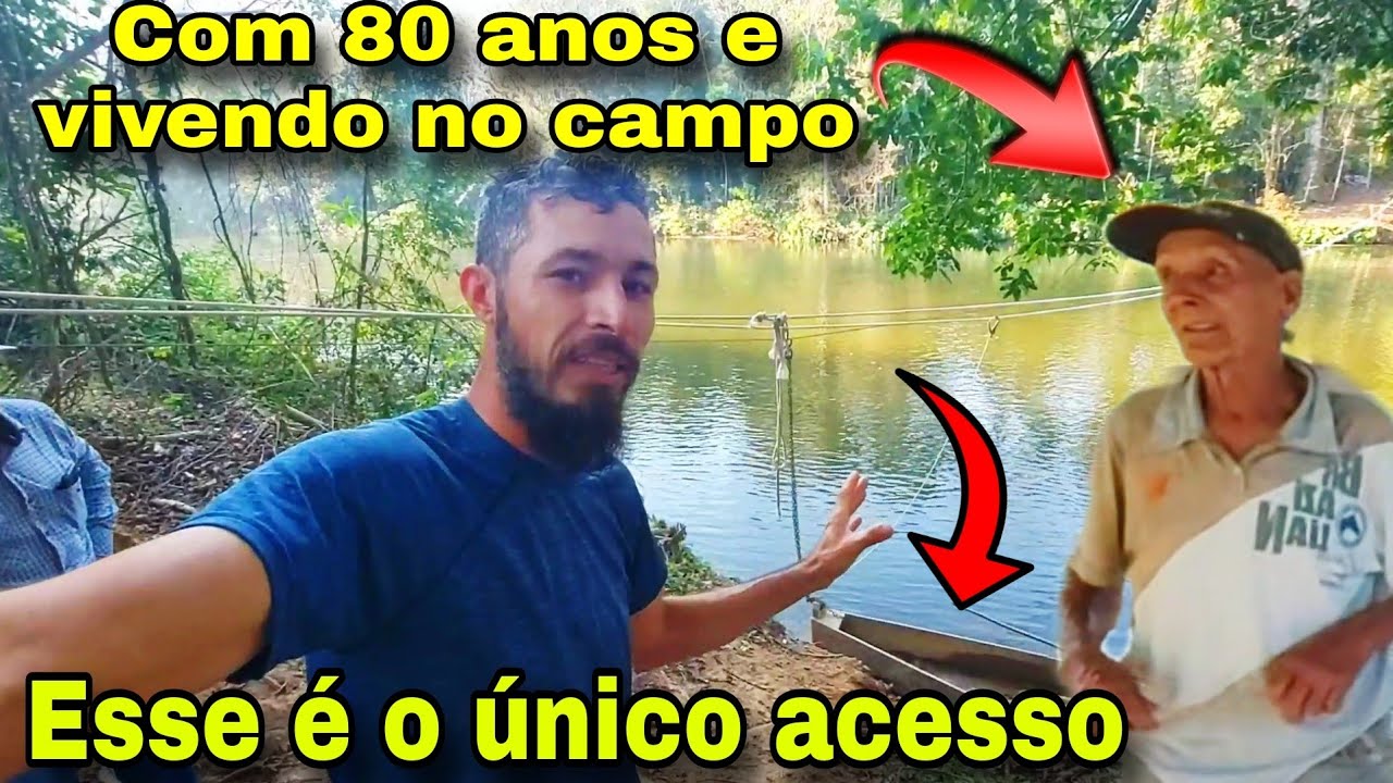 SEU ADIR DA MOTA COM 80 ANOS VIVE SOZINHO EM MEIO A NATUREZA