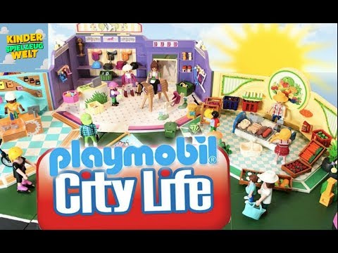 Playmobil - auf Shopping Tour - City Life - aufgebaut und vorgestellt / Kinder Spielzeugwelt