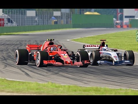 Ferrari F1 2018 vs Bar Honda 2004 - Imola