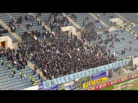 Aroganțe la FCU - CSU: ole-uri la pase, scandări ironice și crainicul care nu dă numele oaspeților