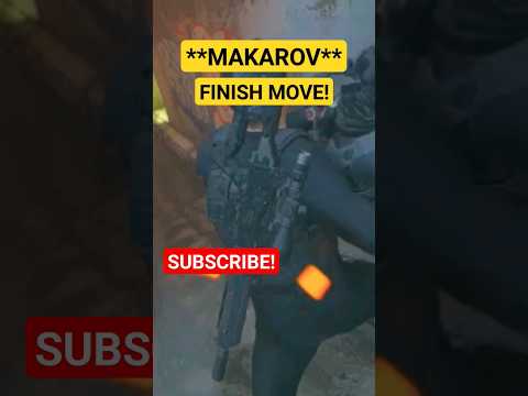 PS5 COD MW3! (MAKAROV) Finish Move! Caution! Knife! #short #subscribe #mw3 #comment