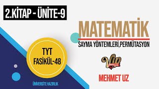 VİP YAYINLARI SAYMA YÖNTEMLERİ,PERMÜTASYON (FASİKÜL-48)