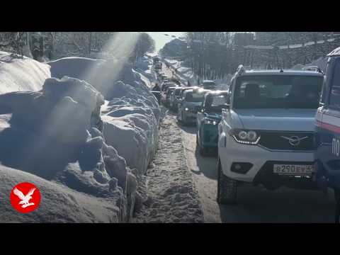 Russia hit by ‘snow apocalypse’ as record snowfall buries towns