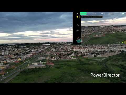 Um vôo em Valparaíso de Goiás. Com DRONE FIMI X8PRO 2025.