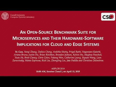 DeathStarBench - ASPLOS 2019 Lightning Talk