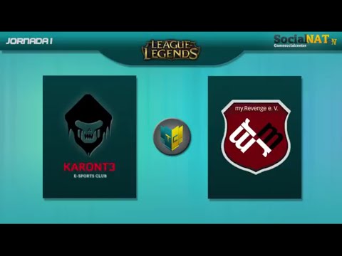 Karont3 VS MyRevenge: 1ª Jornada SocialNAT Pro League 2014 League of legends
