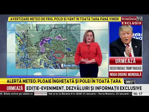 Prognoza meteo. Vremea se mai încălzește, însă nu scăpăm de ninsori