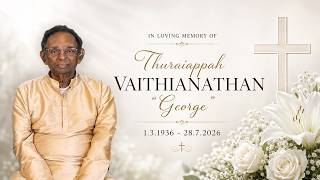 George' Vaithianathan's Funeral