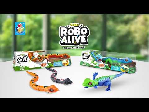 Robo Alive - Ящерицы и змеи - новые крутые роботы!