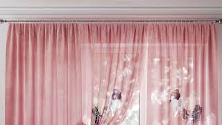 Комплект штор «Лонкерис (розовый)» — видео о товаре