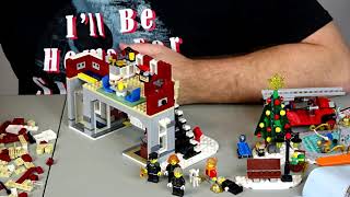 Unboxing Lego 10263 Winter Village Fire Station Set