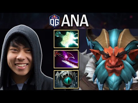 OG.ANA TROLL WARLORD WITH 18 KILLS - DOTA 2 7.30 GAMEPLAY