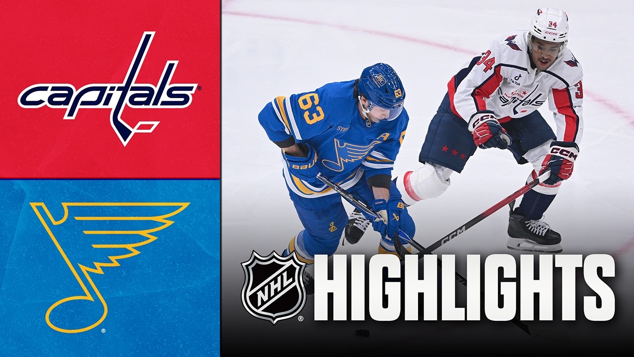 3월25일 워싱턴 세인트루이스 NHL 하이라이트