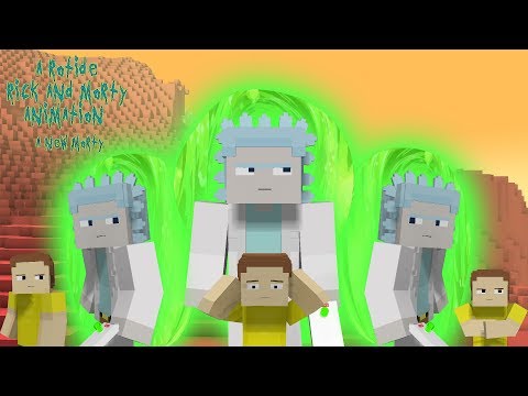 "A New Morty"-Minecraft Rick And Morty Animation