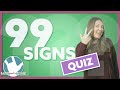 ASL Phrases Quiz Conversational 99 Signs Part 3