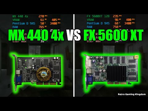 GeForce4 MX 440 4x vs GeForce FX 5600 XT Test In 8 Games (Capture Card)