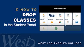 How to Drop Classes