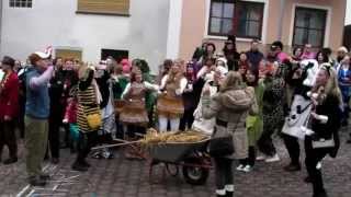 preview picture of video 'Rathaussturm und Karnevalsumzug: Gemündener Narren feiern'