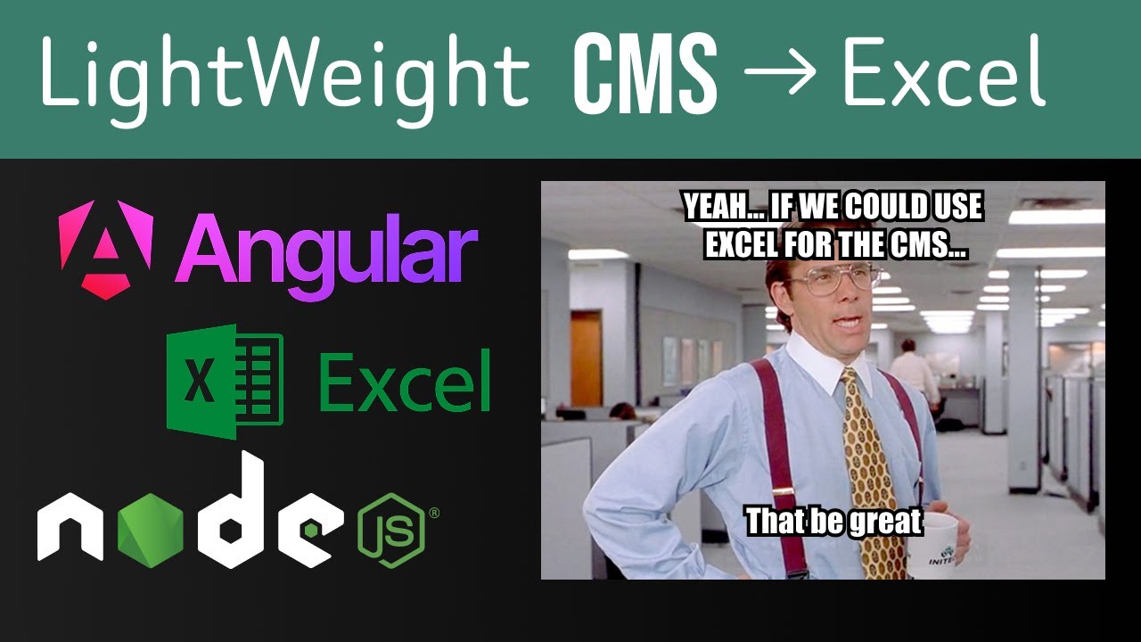 How to Build an Angular CMS with Excel and Node.js