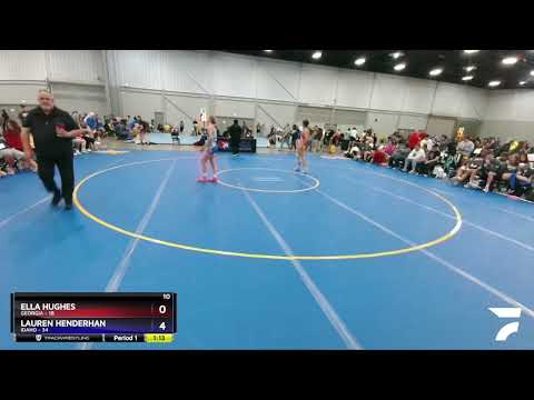 127 Lbs Round 4 (6 Team) - Ella Hughes, Georgia Vs Lauren Henderhan, Idaho 0364