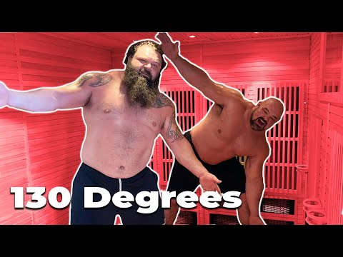 WORLD'S STRONGEST MEN DO HOT YOGA