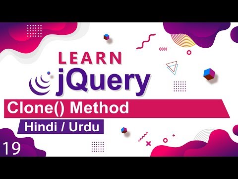 jQuery Clone Method Tutorial in Hindi Urdu