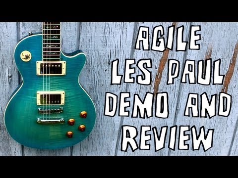 Agile AL-3010SE Les Paul Guitar Demo & Review