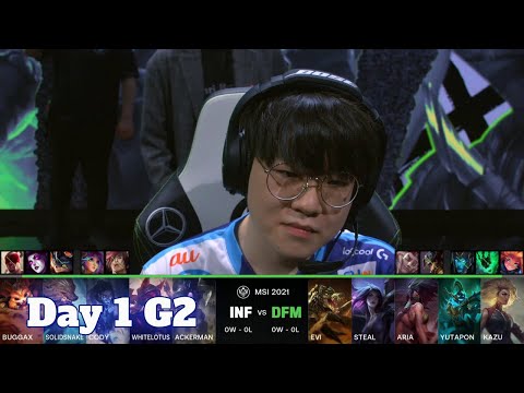 INF vs DFM - Day 1 LoL MSI 2021 Group C | Infinity Esports vs Detonation FM full game