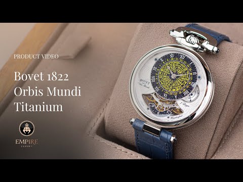 Bovet 1822 Orbis Mundi Titanium - Kiệt Tác Đồng Hồ Của Thời Đại Với Cơ Chế World-Time Ấn Tượng!