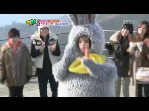 SBS Heros - IU in rabbit costume singing Good Days