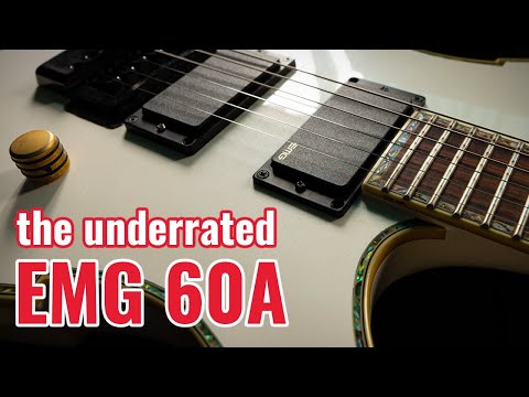 EMG 60A (Alnico) Active Pickup Demonstration // Comparison with  EMG 60 (Ceramic)