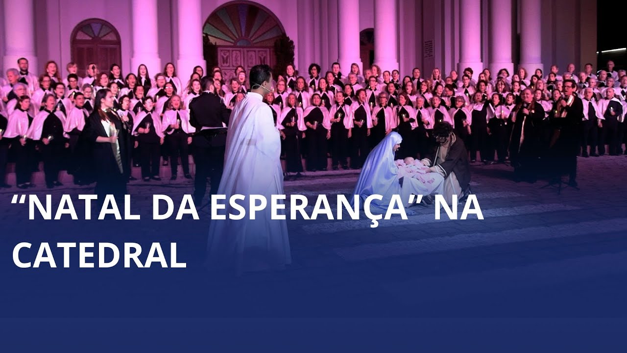 Evento em frente à catedral reúne famílias em noite de fé e emoção