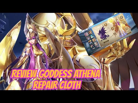 Review Goddes athena Repair cloth & hades alone skin animation | saint seiya awakening test server