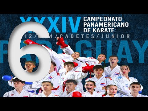 TATAMI 6 | DAY 1 | XXXIV CAMPEONATO PANAMERICAO DE KARATE PARAGUAY