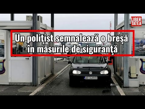 Un poliţist semnalează o breşă în măsurile de siguranţă