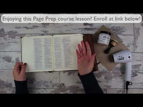 How to page prep in bulk in your Journaling Bible!