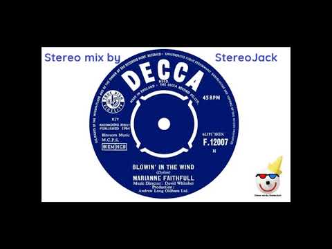 Marianne Faithfull - "Blowin In The Wind"  [STEREO]