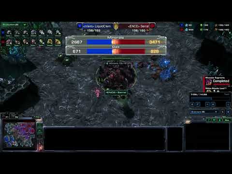 Clem vs Serral 2 2. Data C 10. Grand Final HomeStory Cup XXI 2022 no commentary
