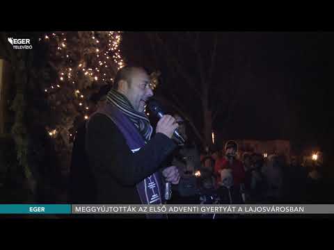 Lajosvárosi advent – Meggyújtották az első gyertyát - 2018.12.03.