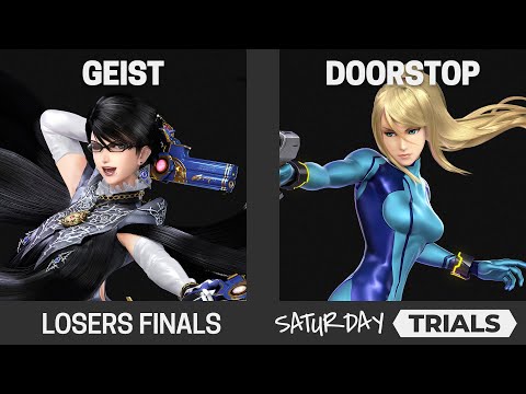 Saturday Trials Losers Finals - Geist (Bayonetta) vs Doorstop (Zero Suit Samus) - SSBU Tournament