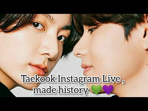 when Taekook come live on Instagram !!#taekook #taekookisreal @taekookcouple