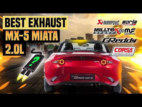 Mazda MX5 Miata Exhaust Sound 2.0L 🔥 Custom,Turbo,Review,Mods,Upgrade,Borla,Cobra,Magnaflow,Ulter+