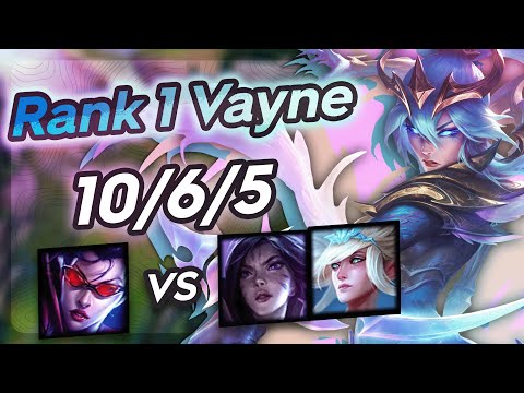 Vayne Vs Kaisa Janna - ADC Gameplay