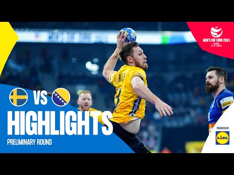 EHF Euro 2024| Suécia 29-20 Bósnia e Herzegovina...