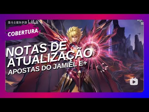 COBERTURA NOTAS DE ATUALIZAÇÃO SKIN RADA LC APOSTAS JAMIEL