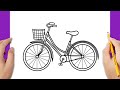 How to draw a bicycle
